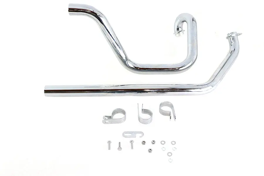 True Dual Exhaust Header Pipe Set - V-Twin Mfg. 1