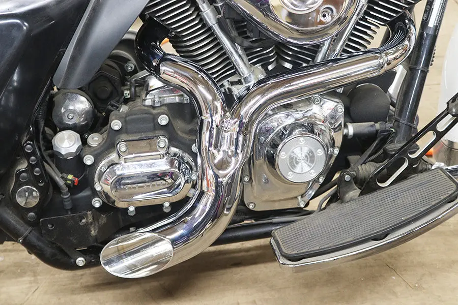 Wyatt Gatling Ground Pounder Exhaust System Chrome - V-Twin Mfg. 1