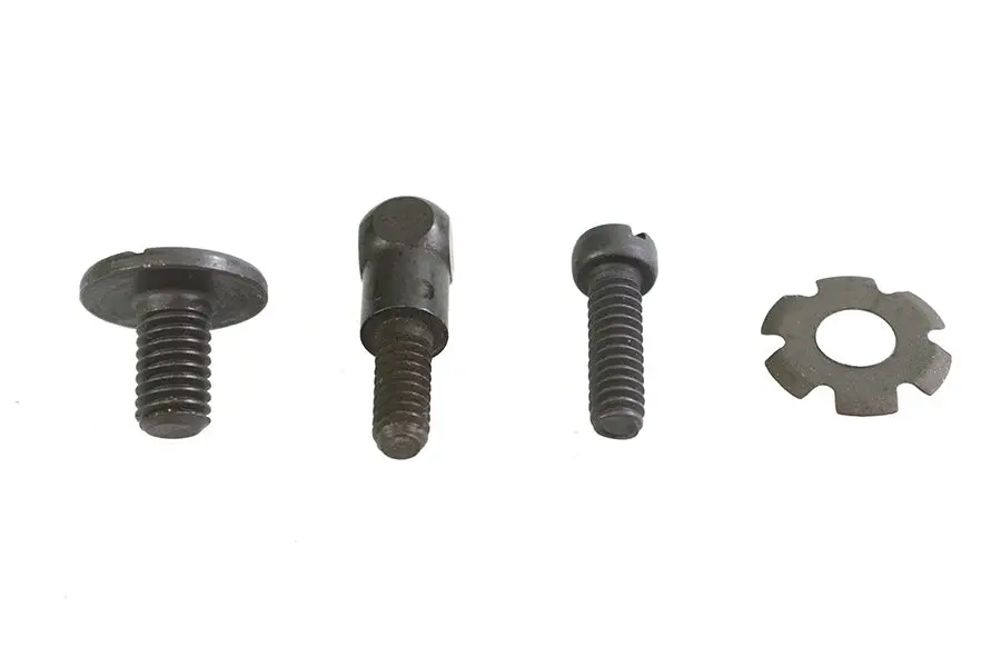 Parkerized Brake Hand Lever Screw Kit - V-Twin Mfg. 1
