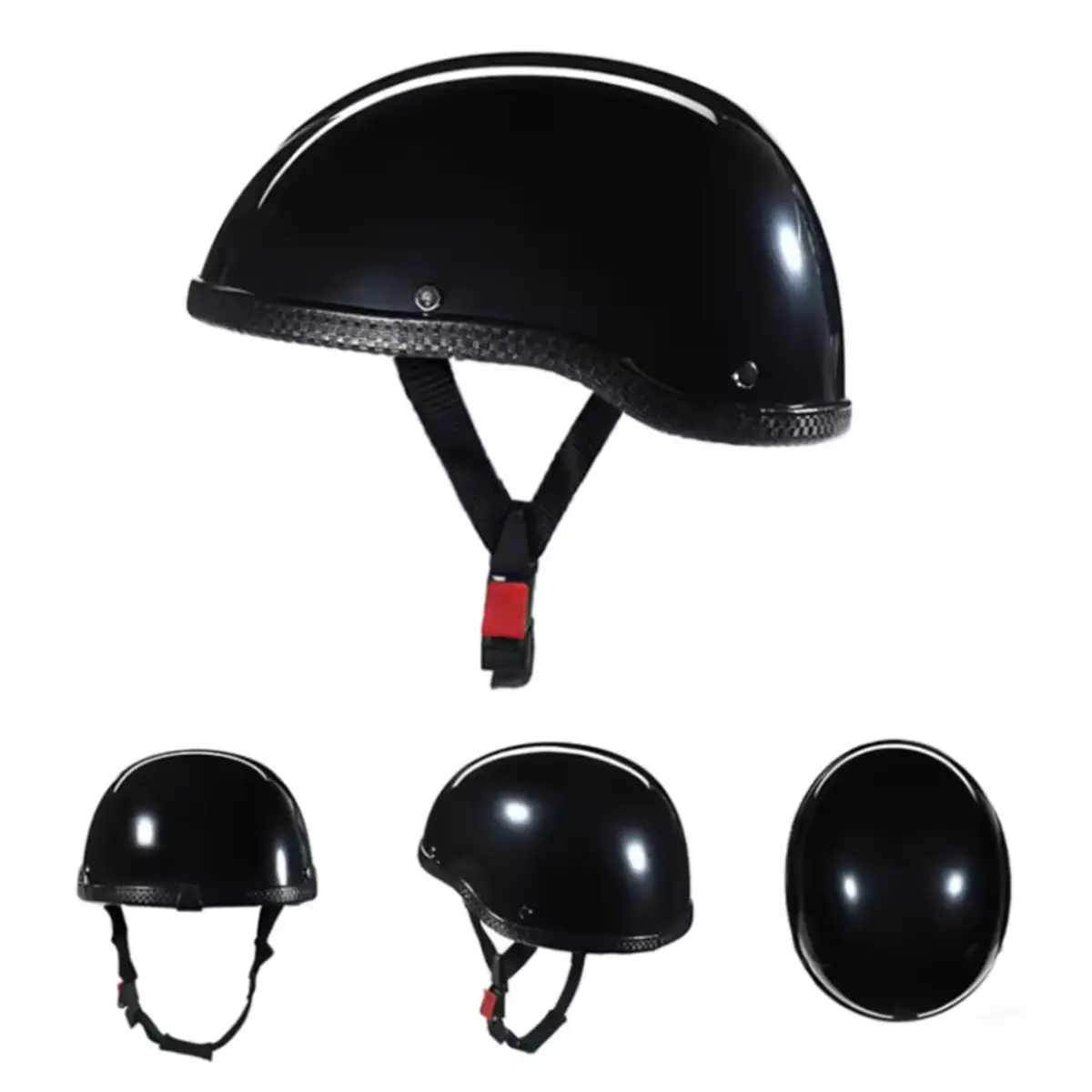 Vintage Motorcycle Cruiserhalf Half Helmet 1