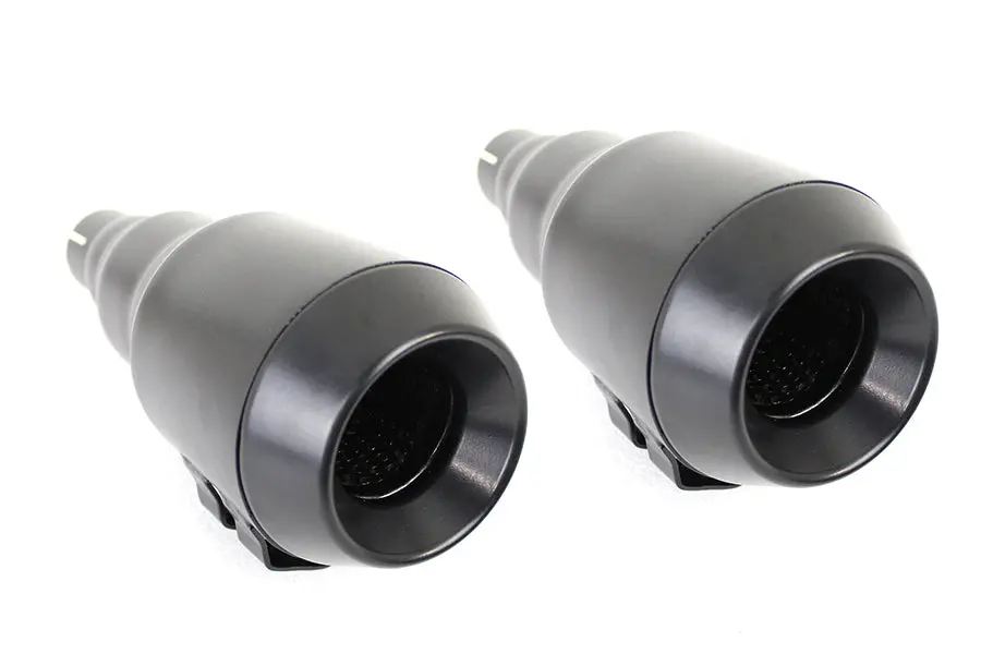 Grenade Muffler Set Black - V-Twin Mfg. 1