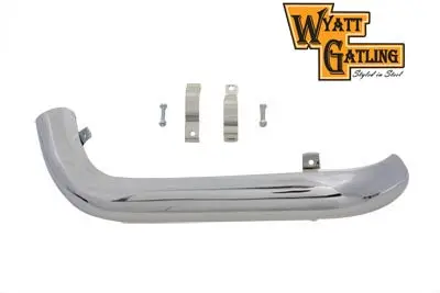 Wyatt Gatling Left Side Crossover Heat Shield - V-Twin Mfg. 1
