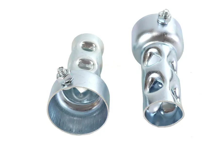 Wyatt Gatling Steel 2 Inch Pipe Baffle Set - V-Twin Mfg. 1