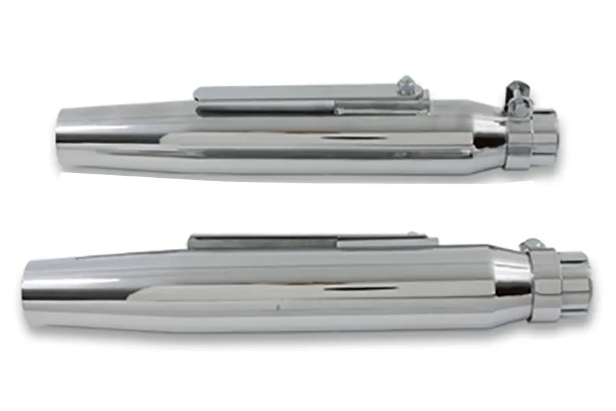 Tapered Slip On Muffler Set - V-Twin Mfg. 1