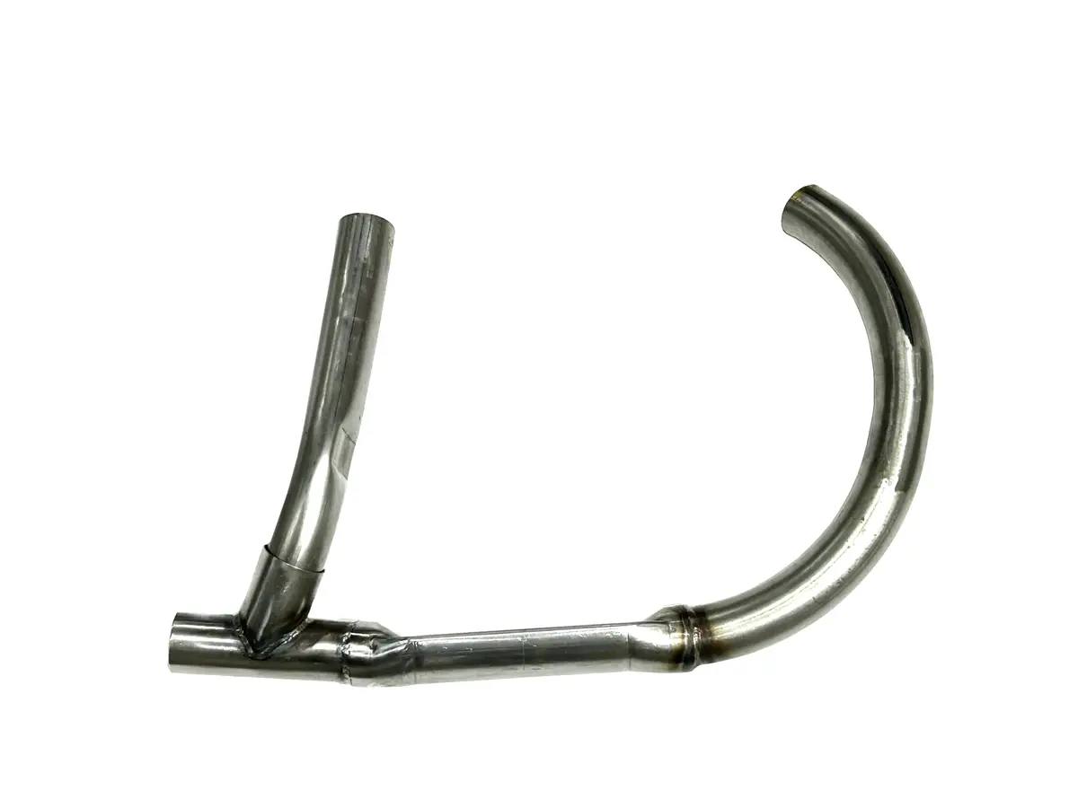 45W Exhaust Header Set Raw - V-Twin Mfg. 1