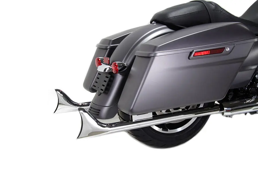 Wyatt Gatling Straight Fishtail Kit - V-Twin Mfg. 1