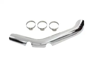 Chrome 24 Inch Front Exhaust Heat Shield - V-Twin Mfg. 1
