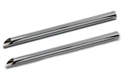 Chrome 30 Inch Straight Exhaust Pipe Extension - V-Twin Mfg. 1