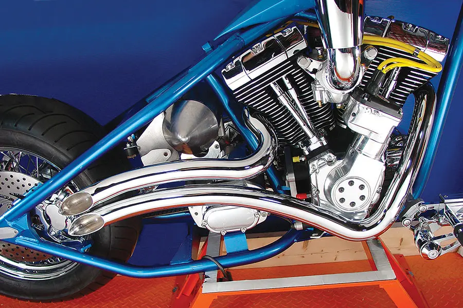 Exhaust Drag Pipe Set Curve - V-Twin Mfg. 1