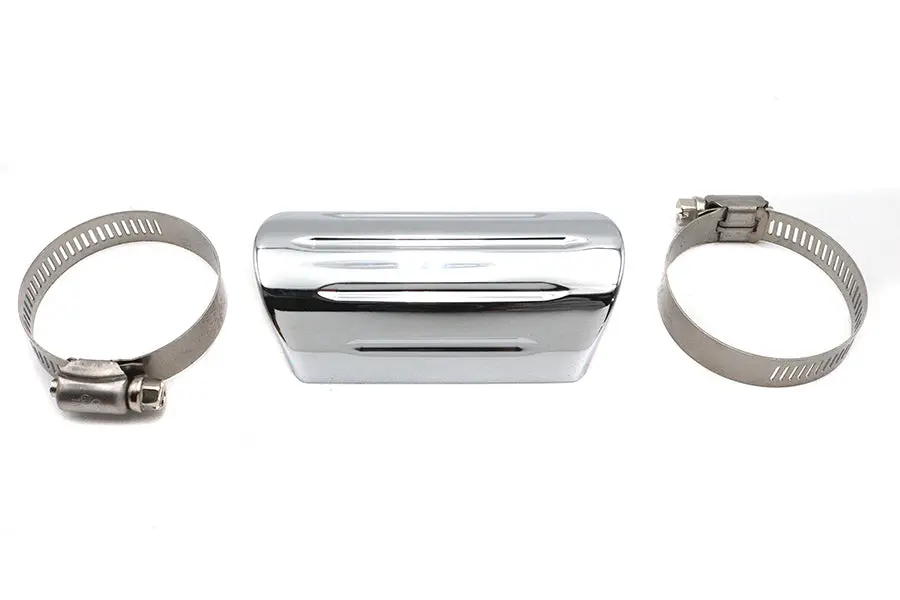 Exhaust Heat Shield, Grooved Style - V-Twin Mfg. 1