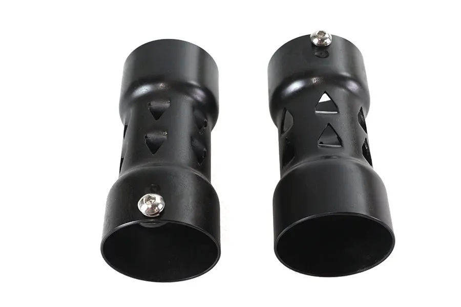 V-Slot Type Steel 2-1/4 Inch Pipe Baffle Set - V-Twin Mfg. 1