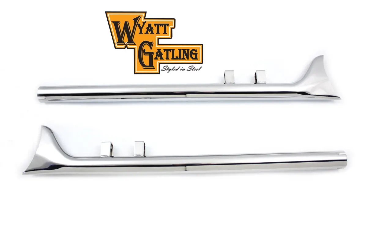 Wyatt Gatling 33 Inch Straight Fishtail Set - V-Twin Mfg. 1
