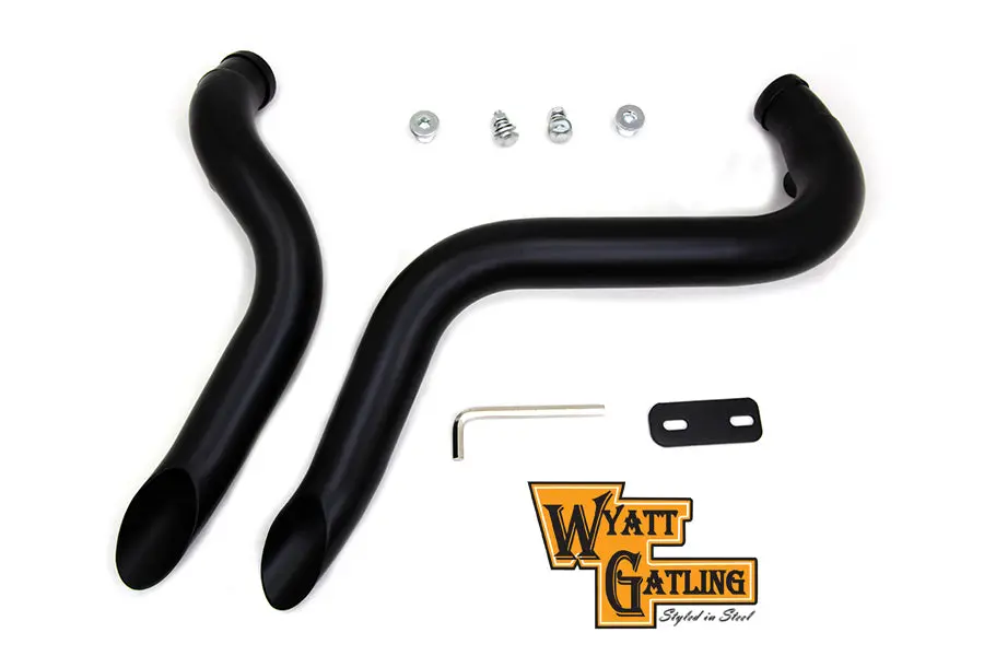 Wyatt Gatling Down Draft Exhaust Header Set - V-Twin Mfg. 1
