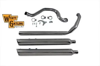 Touring Crossover Exhaust Header System Chrome - V-Twin Mfg. 1