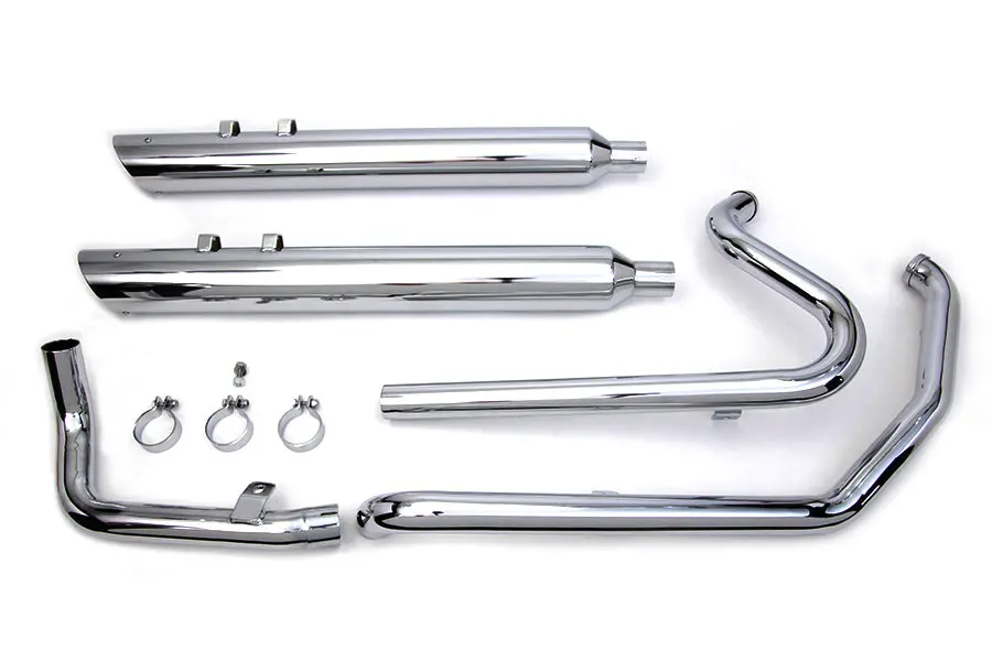 Touring Crossover Exhaust Header System Chrome - V-Twin Mfg. 1