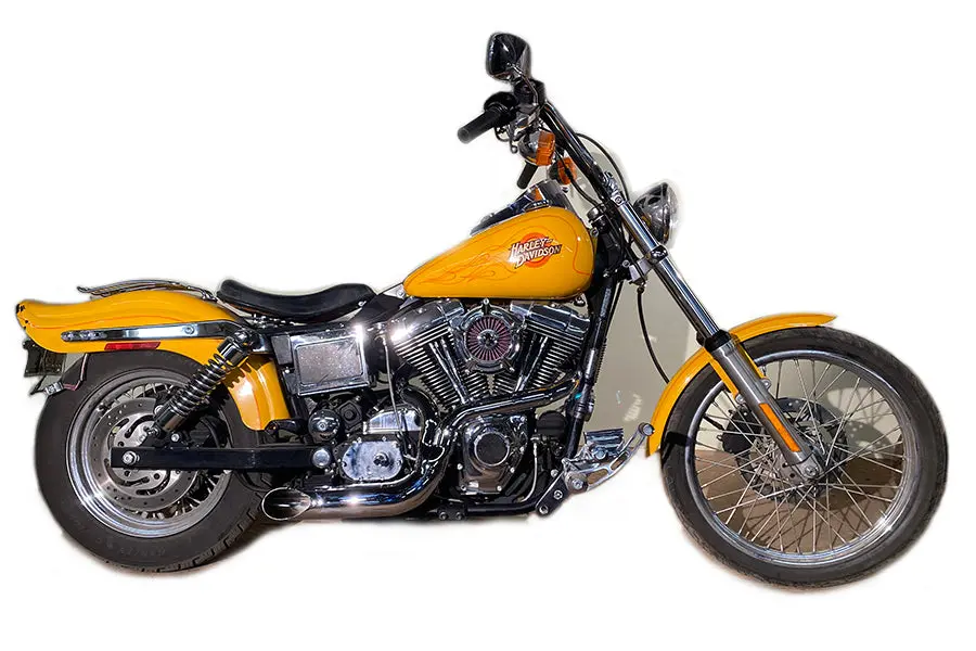 Fxd 2:1 Lake Side Pipe Exhaust Chrome - V-Twin Mfg. 1