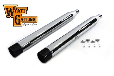 Chrome Touring Style Muffler Set - V-Twin Mfg. 1