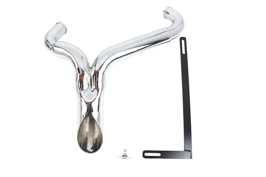 Wyatt Gatling  Inchy Inch Exhaust Pipe Header Chrome - V-Twin Mfg. 1