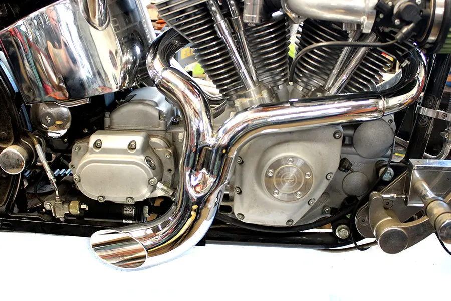 Wyatt Gatling Fxst Ground Pounder Chrome - V-Twin Mfg. 1