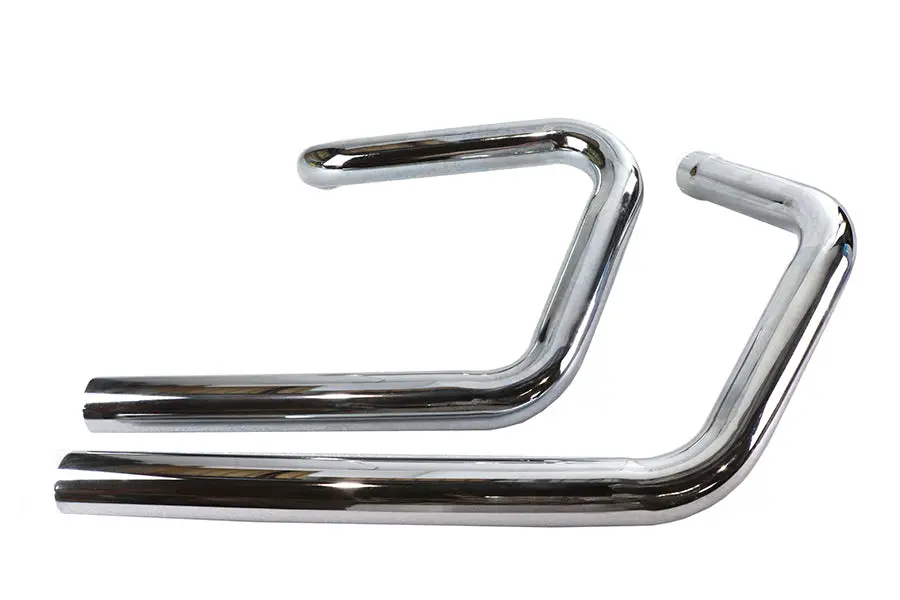 Alphabet Xl Exhaust Header Set Chrome - V-Twin Mfg. 1