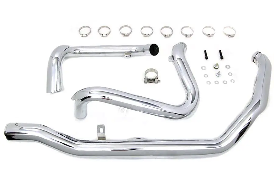 M8 True Dual Header Set Chrome - V-Twin Mfg. 1