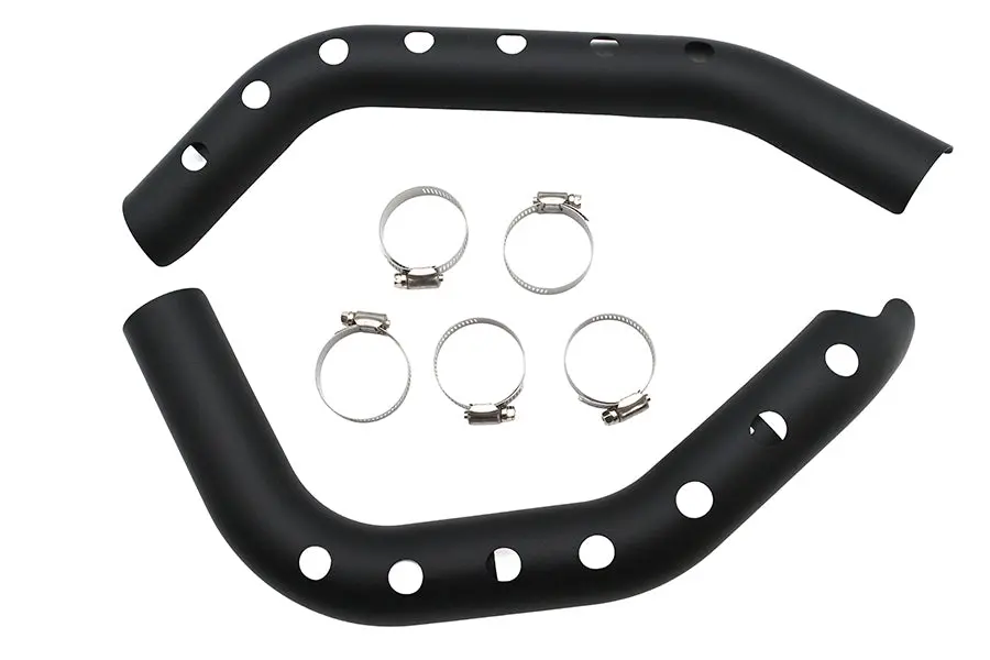 Drag Exhaust Pipe Heat Shield Set - V-Twin Mfg. 1