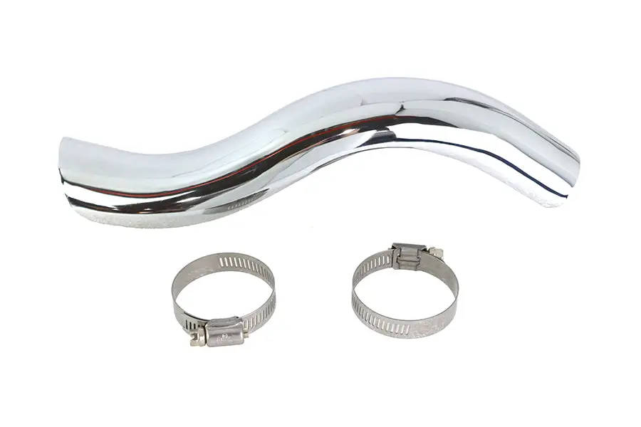 Chrome Rear Heat Shield - V-Twin Mfg. 1