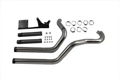 2 Into 2 Exhaust System Staggered Style - V-Twin Mfg. 1