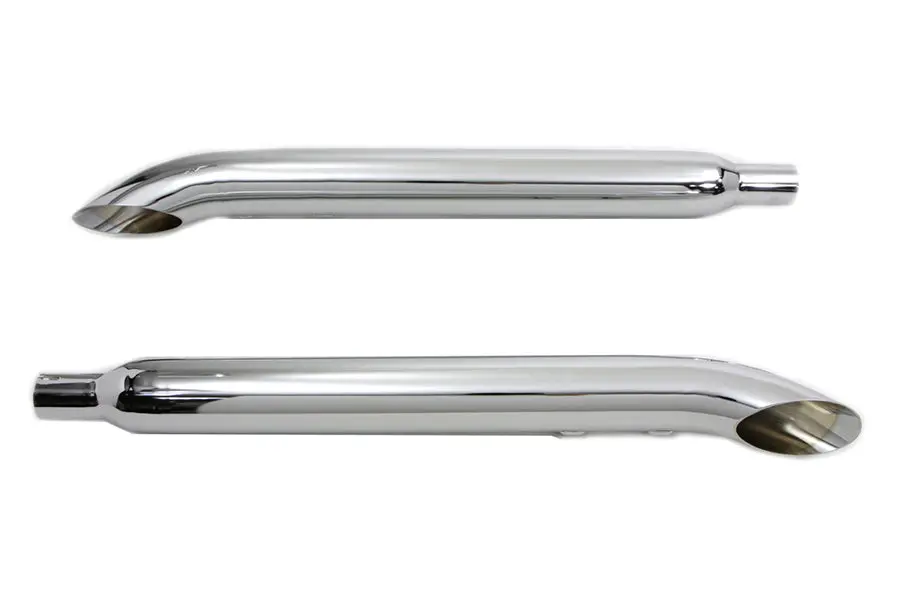 Glide Muffler Set Chrome - V-Twin Mfg. 1