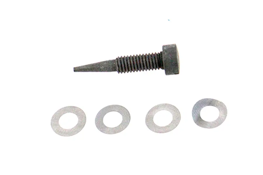 Chain Oiler Adjuster Screw Kit Parkerized - V-Twin Mfg. 1