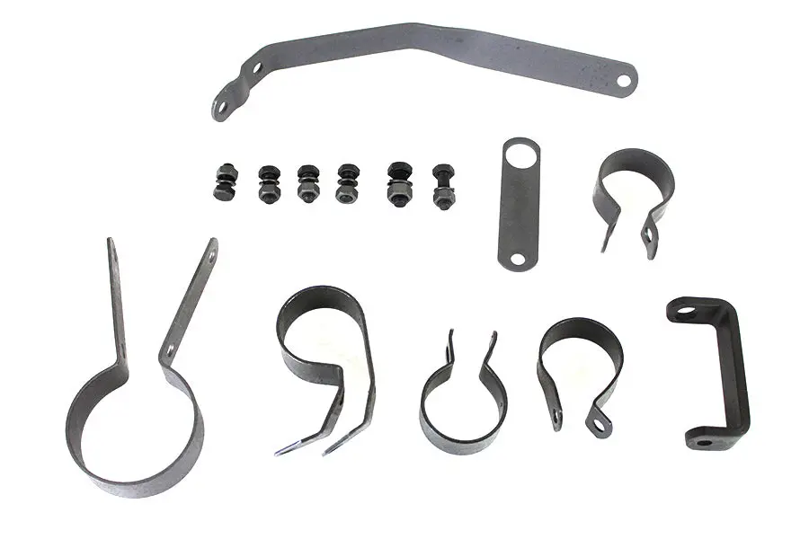 Parkerized Servi-Car Clamp Set - V-Twin Mfg. 1