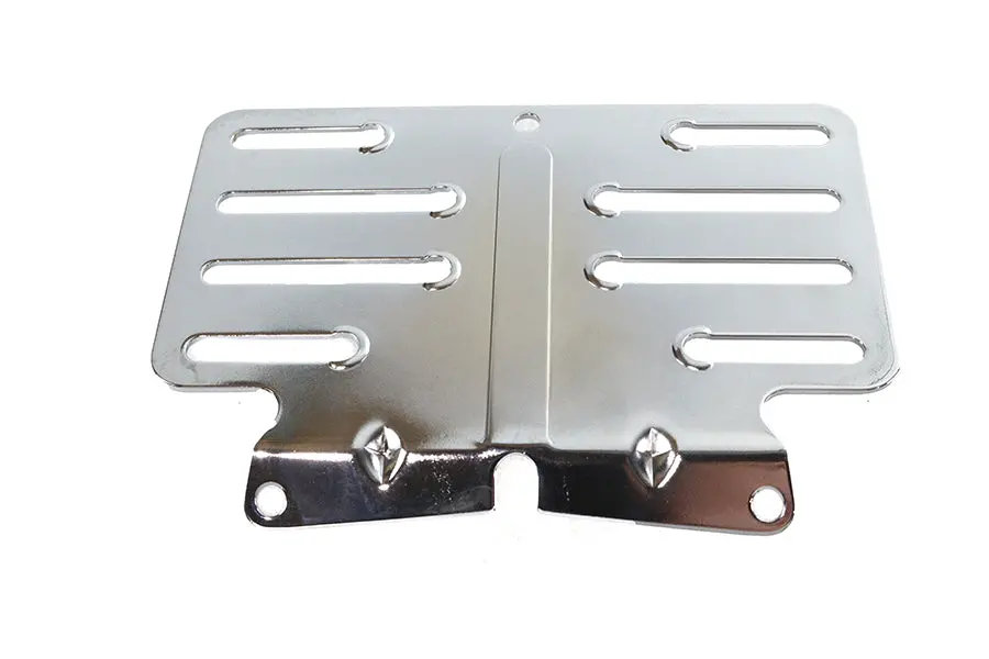 License Backing Plate Chrome - V-Twin Mfg. 1