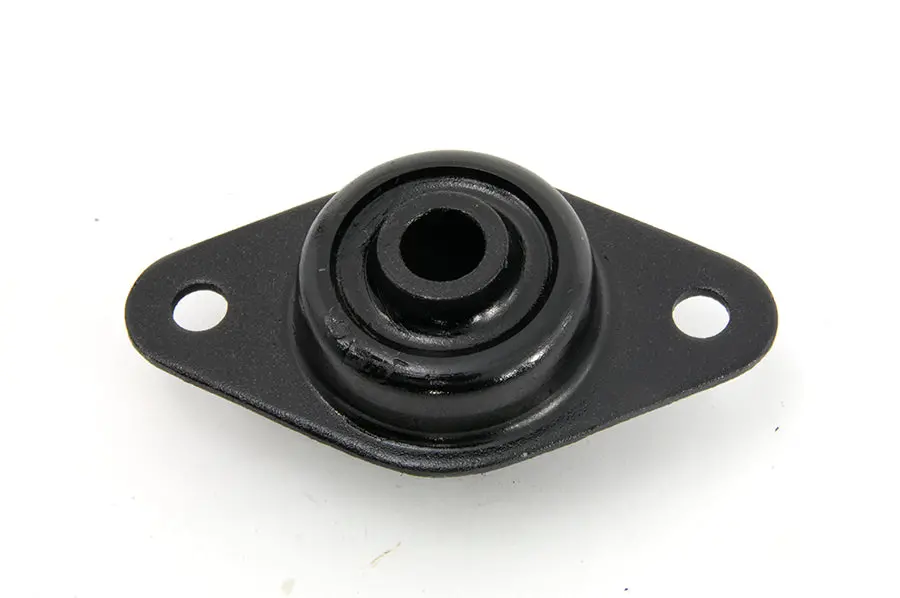 Black Rubber Iso Front Engine Mount - V-Twin Mfg. 1
