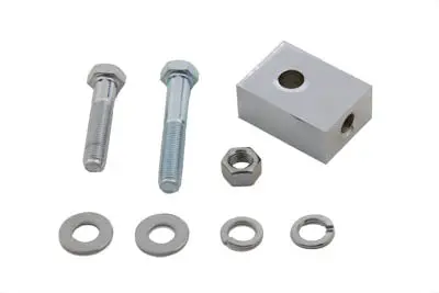 Bates Headlamp Mounting Block Chrome - V-Twin Mfg. 1