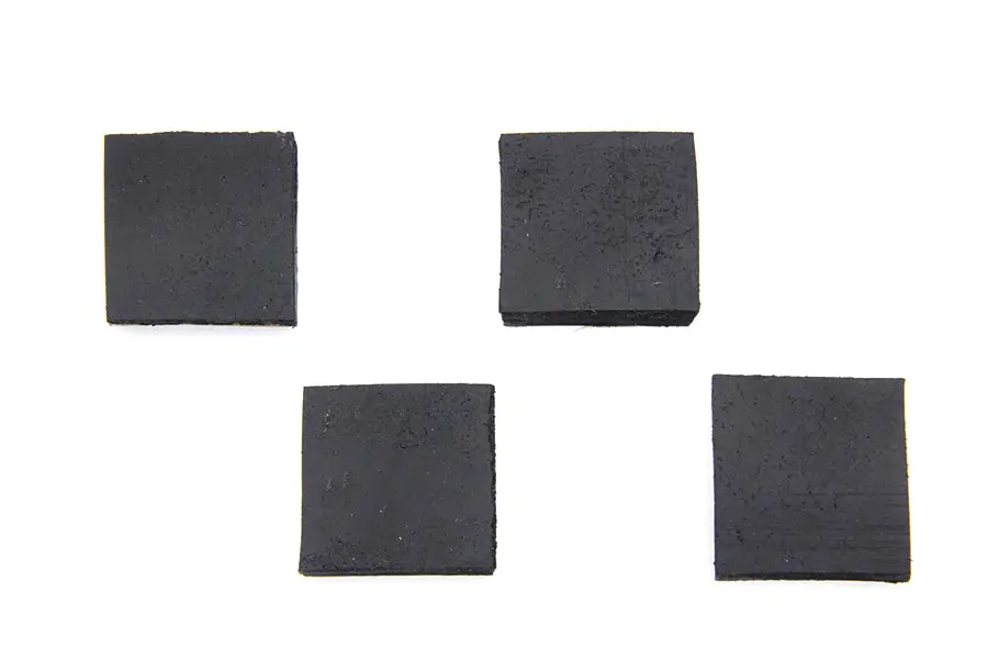 Rubber Seat Bumper Pad Set - V-Twin Mfg. 1