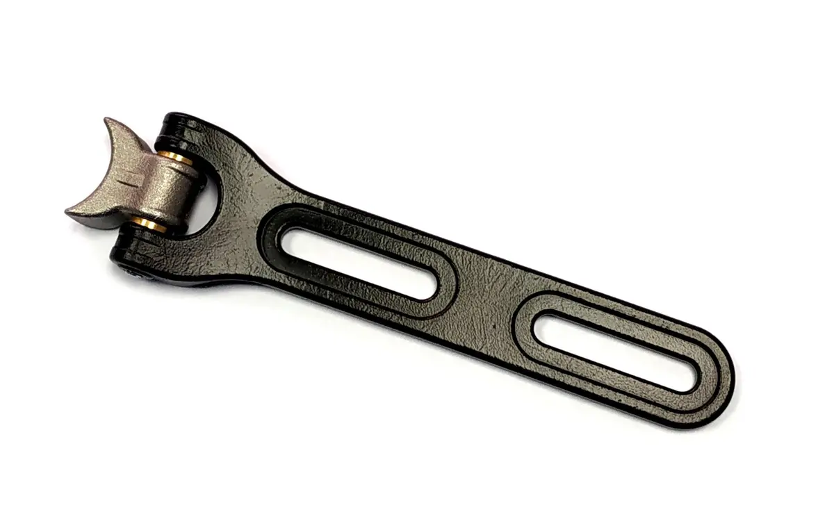 Solo Seat Nose Hinge Assembly Black - V-Twin Mfg. 1