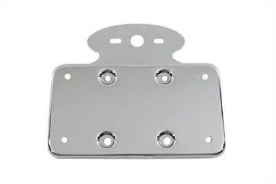 Tail Lamp License Plate Holder Chrome - V-Twin Mfg. 1