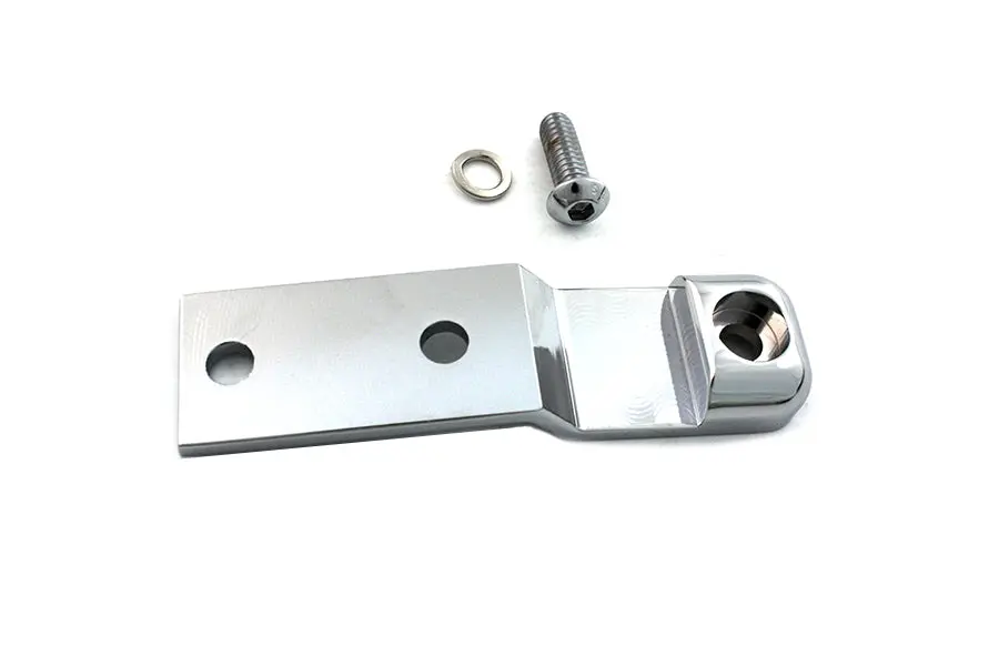 Chrome Billet Rear Seat Tab - V-Twin Mfg. 1