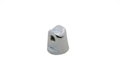 Bates Headlamp Mount Block Chrome Billet - V-Twin Mfg. 1