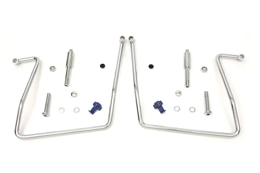 Chrome Saddlebag Support Kit - V-Twin Mfg. 1