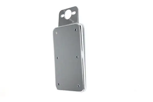 Tail Lamp License Plate Holder Chrome - V-Twin Mfg. 1
