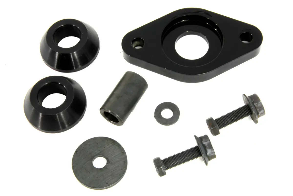 Iso Black Front Engine Mount - V-Twin Mfg. 1
