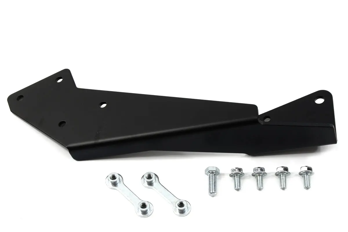 Wyatt Gatling Exhaust Bracket Black - V-Twin Mfg. 1