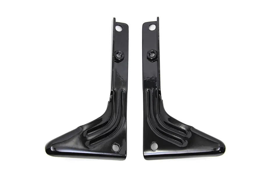 Black Spotlamp Bracket Set - V-Twin Mfg. 1