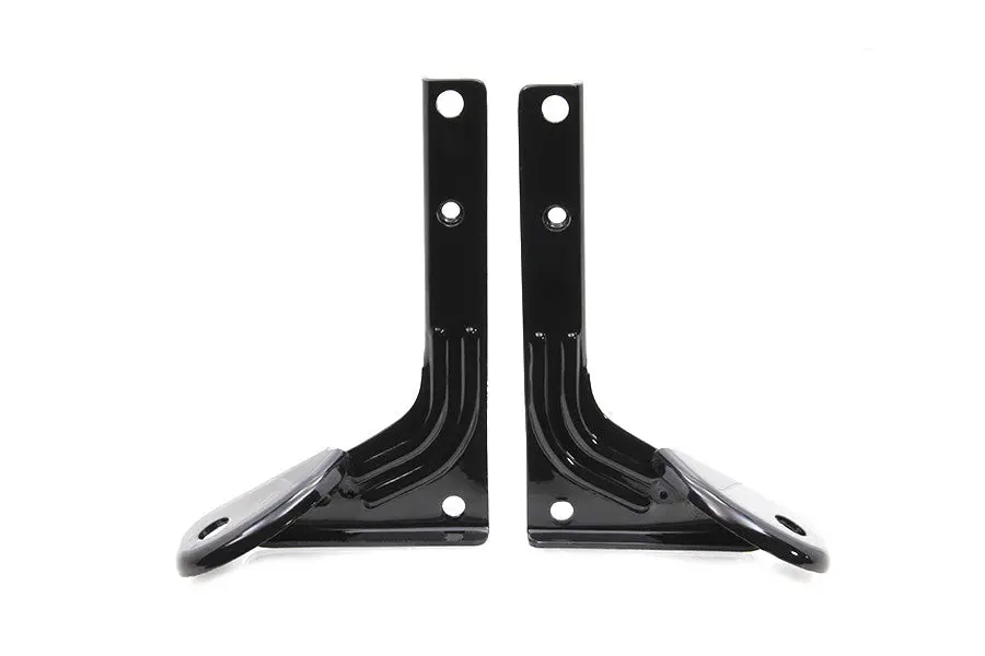Black Spotlamp Bracket For Front Fork - V-Twin Mfg. 1