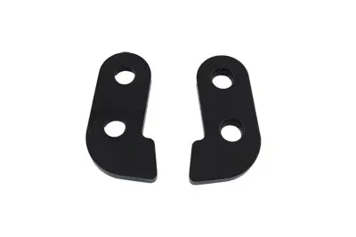 Rear Fender Mount Weld On Brackets Black - V-Twin Mfg. 1