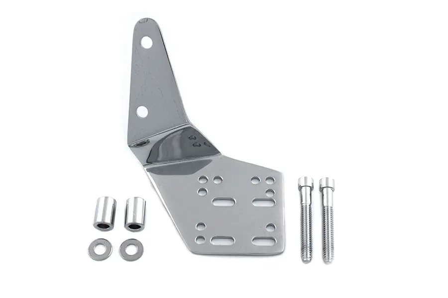Handlebar Electronic Device Holder Chrome - V-Twin Mfg. 1