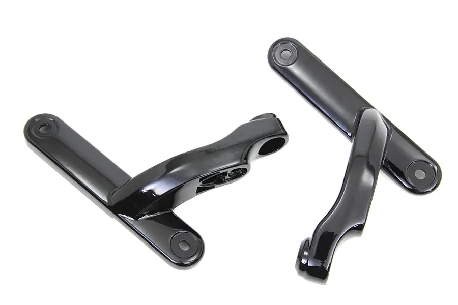Black Spotlamp Bracket Set - V-Twin Mfg. 1