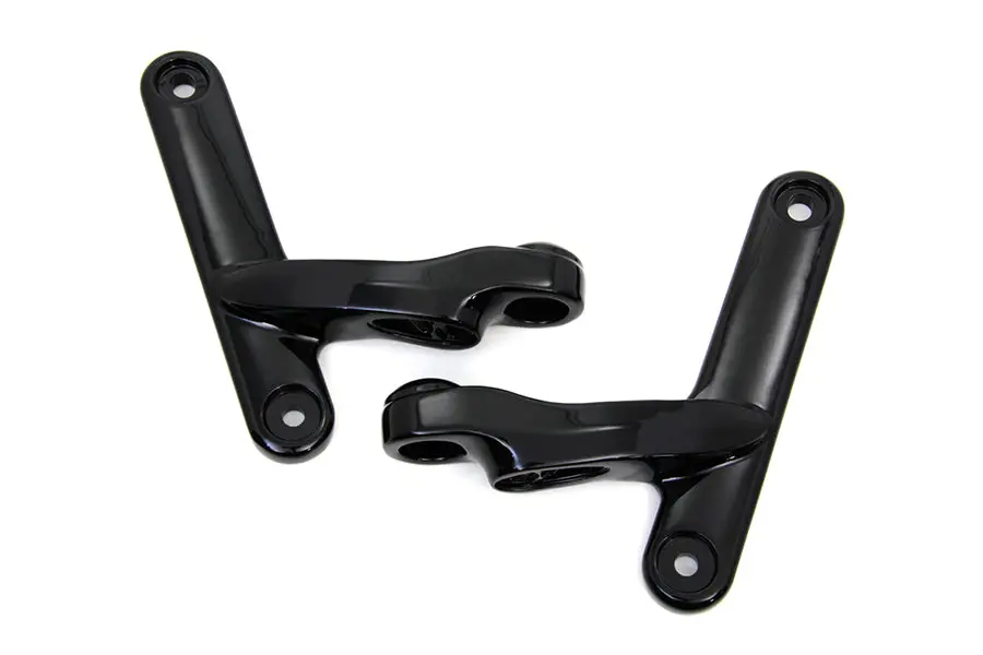 Black Spotlamp Bracket Set - V-Twin Mfg. 1