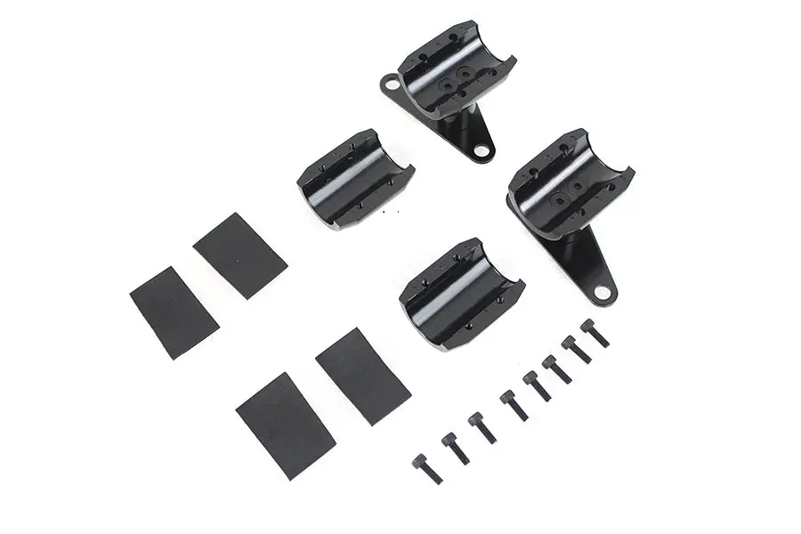 Spring Fork Fender Black Mount Clamp Set - V-Twin Mfg. 1